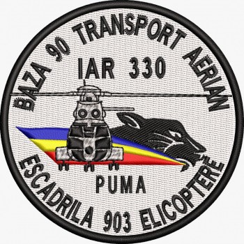 EMBLEMA BAZA 90 TRANSPORT AERIAN ESCADRILA 903 ELICOPTERE
